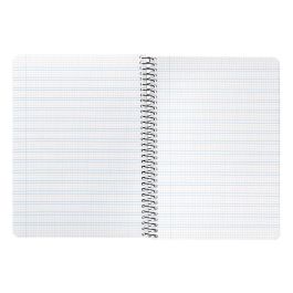 Cuaderno Espiral Liderpapel Cuarto Pautaguia Tapa Dura 80H75 gr Cuadro Pautado 3 mm Con Margen 6 unidades