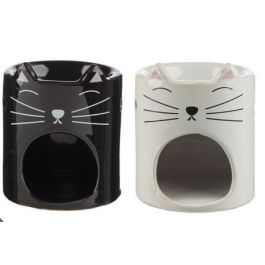 DKD Home Decor Quemador Urban Gato Cerámica Blanco Negro 8x9x8 cm (12 Unidades) Precio: 29.49999965. SKU: B1BDFEYQSF