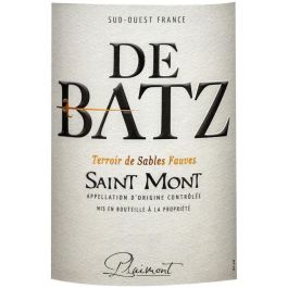 Château Plaimont De Batz 2019 Saint Mont - Vino tinto del Suroeste