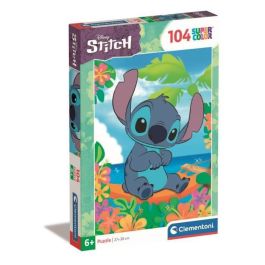 Puzzle - CLEMENTONI - Stitch - 104 piezas - Dibujos animados y cómics - Infantil