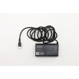 Lenovo 65W power adapter with multiple output voltages (20V, 15V, 9V, 5V), suitable for Lenovo laptops.