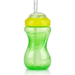 Nuby NUB0048526953295 Vasos antiderrames con pajitas flexibles (Paquete de 3) - Unisex