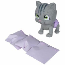 Smoby Pamper Petz Gato en adopción Juguete articulado para bebé con accesorios que bebe y orina Incluye certificado de adopción A partir de 3 años