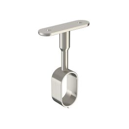Herrajes ALK Soporte Central para Tubo Ovalado de Armario 30x15 mm de Zamak Níquel | Sujeción Firme para Barra Precio: 1.49999949. SKU: B19W3CHV7H