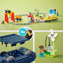 Lego 10428 El gran tren comunitario interactivo DUPLO My Town - Juguetes de aprendizaje temprano 3 años
