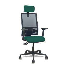 Silla Piqueras Y Crespo Bormate Brazos 2D Apoyo Lumbar Y Cabecero Regulables Mecanismo Asincro Ruedas Nylon De 65 Respaldo De Malla Negra Y Asiento Tapizado Bali Verde Botella Precio: 373.69000031. SKU: B1DV6ERDPJ