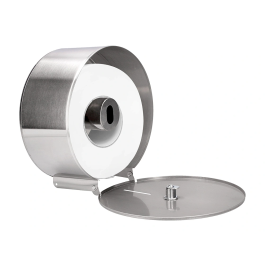 Q-connect Dispensador de Papel Higiénico Jumbo Acero Inoxidable 115x254x265 mm