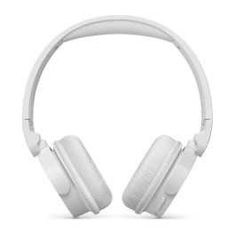 Philips Auriculares Inalámbricos TAH4209WT/00 Bluetooth con Micrófono, Blancos, Hasta 55h de Reproducción, Carga Rápida, Conexión Multipunto