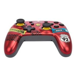 PowerA Mando con Cable Nano Oficial Nintendo Switch Mario Kart Racer Red - Control de Tamaño Estándar, Diseño Compacto y Ergonómico