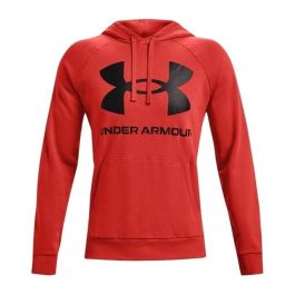 Sudadera con Capucha Hombre Under Armour Fleece Rival Rojo