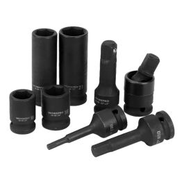 Vasos de impacto ½ pulg, juego 27 piezas