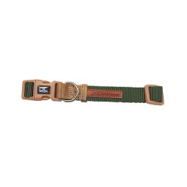 Nayeco Collar x-trm Forest-British Verde-Beige, Nylon Doble, 48-66x2.5cm