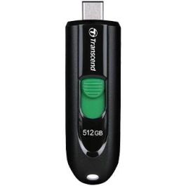 Transcend JetFlash 790C 512GB USB Tipo C 3.2 Gen 1 (3.1 Gen 1) Pendrive Negro/Verde