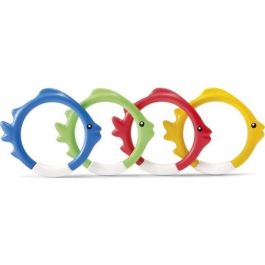 Intex Juegos Acuático Fun Peces con Aros - Blister de 4 Piezas para Niños +3 Años Precio: 6.50000021. SKU: S2401572