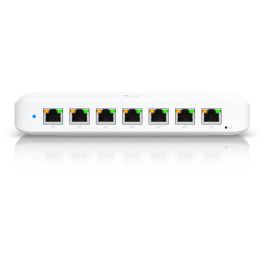 Ubiquiti Switch PoE Layer 2 con 8 Puertos RJ-45 GbE, 16 Gbps Capacidad de Conmutación, Diseño Compacto y Montaje Versátil