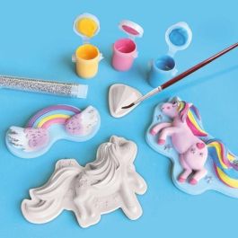 SES CREATIVE Moldura y pintura Unicornios. Completo kit de manualidades para niños y niñas de 5+ años. Moldea y pinta tus propias figuras de unicornios.