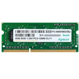 Memoria RAM Apacer DV.04G2K.KAM 4 GB 1600 mHz CL11 Precio: 14.49999991. SKU: B1K6AT87YK