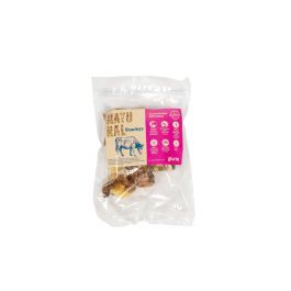 Snackys Bolsa Tráquea de Ternera para Perros, Snack Mordedor Natural Larga Duración, Salud Bucodental, 100gr