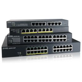 Zyxel GS1915-24EP Switch Gestionado Gigabit Ethernet 24 Puertos RJ-45, 12 Puertos PoE 130W 802.3at, Sin Ventilador, Nube NebulaFlex Cloud