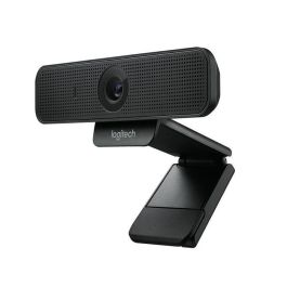 Logitech C925e Webcam Empresarial HD 1080p con Autoenfoque, Micrófonos Duales, Tapa de Privacidad y Certificada para Teams y Zoom