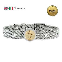 Pulsera Unisex Showman Talent Jewels TJA-3-17-01-1-235 Plateado