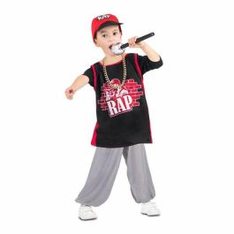Disfraz yo quiero ser rapero/a gorra, cadena, camiseta, micrófono y pantalón talla 3-5 y Precio: 21.52832. SKU: B1H7XXEBAV