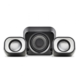 NGS Altavoces Comet 2.1 Multimedia 20W para PC y Mac con Subwoofer y Sonido 360º