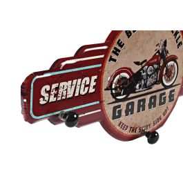 DKD Home Decor Perchero de Pared Vintage de Metal, Colores Negro y Rojo, 60 cm Ancho x 28 cm Alto x 4 cm Profundo (Pack de 4 Unidades) DKD Home Decor Perchero de Pared Vintage de Metal, Colores Negro y Rojo, 60 cm Ancho x 28 cm Alto x 4 cm Profundo (Pack de 4 Unidades)