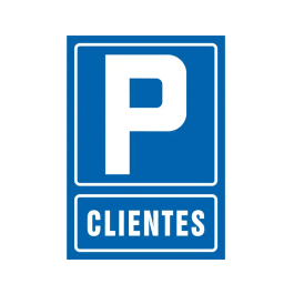 Syssa Señal de Parking Clientes PVC 210x297 mm Precio: 3.58999982. SKU: B12C3FJ5VG