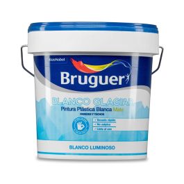 Bruguer Pintura plástica interior blanco glaciar mate 4 l 5208049