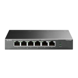 TP-Link TL-SF1006P Switch No Administrado Fast Ethernet (10/100) con 6 Puertos PoE Negro Precio: 39.49999988. SKU: S55065621