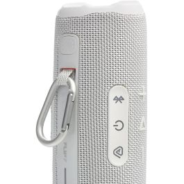 JBL Flip 7 Altavoz Bluetooth 35W con AI Sound Boost y Auracast, Resistente al Agua IP68, Blanco
