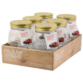 Day Bote de Cristal con Tapa de Metal 0.5 L, Diámetro 9 cm, Altura 13.5 cm