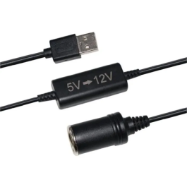 Htc Equipement HTC3513764305108 Convertidor de mechero USB 5V a 12V 12W con cable 120cm Precio: 23.59000028. SKU: B1GMLS9Q7M