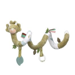 KioKids - Peluche Juguete Espiral Dinosaurio Verde para Bebé +0 Meses, para Cuna, Silla de Paseo y Colección, Material Polyester, Lavable 30°