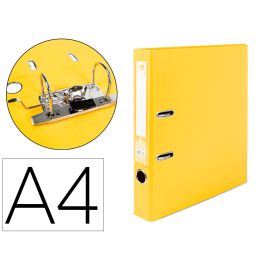 Archivador De Palanca Liderpapel A4 Documenta Forrado Pvc Con Rado Lomo 52 mm Amarillo Compresor Metalico 6 unidades Precio: 15.6694995039. SKU: B18MQWEN5G