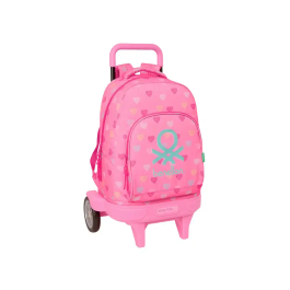 Safta Mochila con Ruedas Compact Evolution Benetton Heart Escolar Grande Extraíble 450x330x220 mm Precio: 64.49999985. SKU: B1J46GN86T