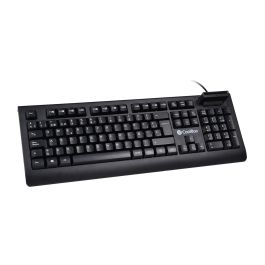 Teclado CoolBox COO-TEC04DNI Negro Qwerty Español QWERTY