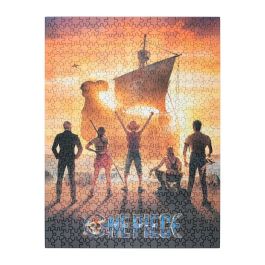 ERIK Puzzle One Piece Straw Hat Pirates 500 piezas, 61x45,7cm vertical, con guía