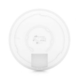 Ubiquiti U6-LR Punto de Acceso WiFi 6 de Alto Rendimiento, 3.0 Gbps, Dual Banda 2.4/5 GHz, MU-MIMO, PoE, IP54 Blanco