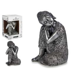 Buda Sentado Lateral Resina Plata Gr Giftdecor 20X30CM (4 Unidades) Precio: 96.8899998. SKU: B1BZGLV4PG