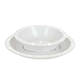Set De Platos Cubiertos Y Vaso Safta Miffy Menta 260x260x90 mm