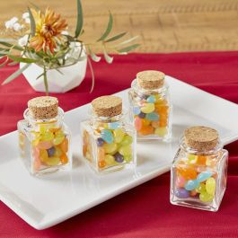 Tarrito de vidrio con tapón de corcho 50 ml - La Mediterranea (36 Unidades) Tarrito de vidrio con tapón de corcho 50 ml - La Mediterranea (36 Unidades)