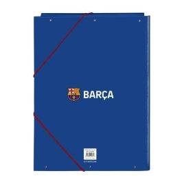 Safta Carpeta Cartón Folio Gomas Solapas F.C Barcelona 2ª Equipación 23/24 26x33,5x2,5cm