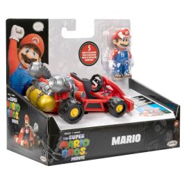 JAKKS PACIFIC Figura Super Mario Kart Mario de Mario Kart 7 La Película 7cm