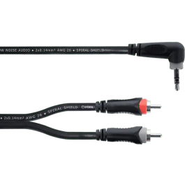 Cordial Cable Y Mini-Jack Estéreo Acodado / 2 Rca 1,5 M Precio: 7.49999987. SKU: B18AQZLLJB