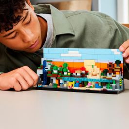 LEGO Minibiomas 21589 Minecraft con 797 piezas, set de construcción para fans del juego