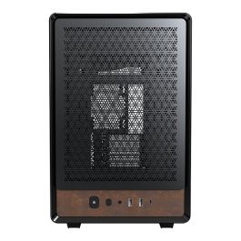 Montech Heritage TG Midi Tower PC Negro Imitación Piel