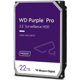 Western Digital Purple Pro Disco Duro Interno 22 TB 7200 RPM 512 MB 3.5" SATA III para Video Vigilancia e IA Precio: 570.79000033. SKU: B1G3N6HN7G