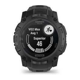 Garmin Instinct® 3 Solar Tactical Edition - Reloj Inteligente GPS, 50 mm, Pantalla AMOLED Táctil, Energía Solar, 40 Días Batería, Negro, Unisex